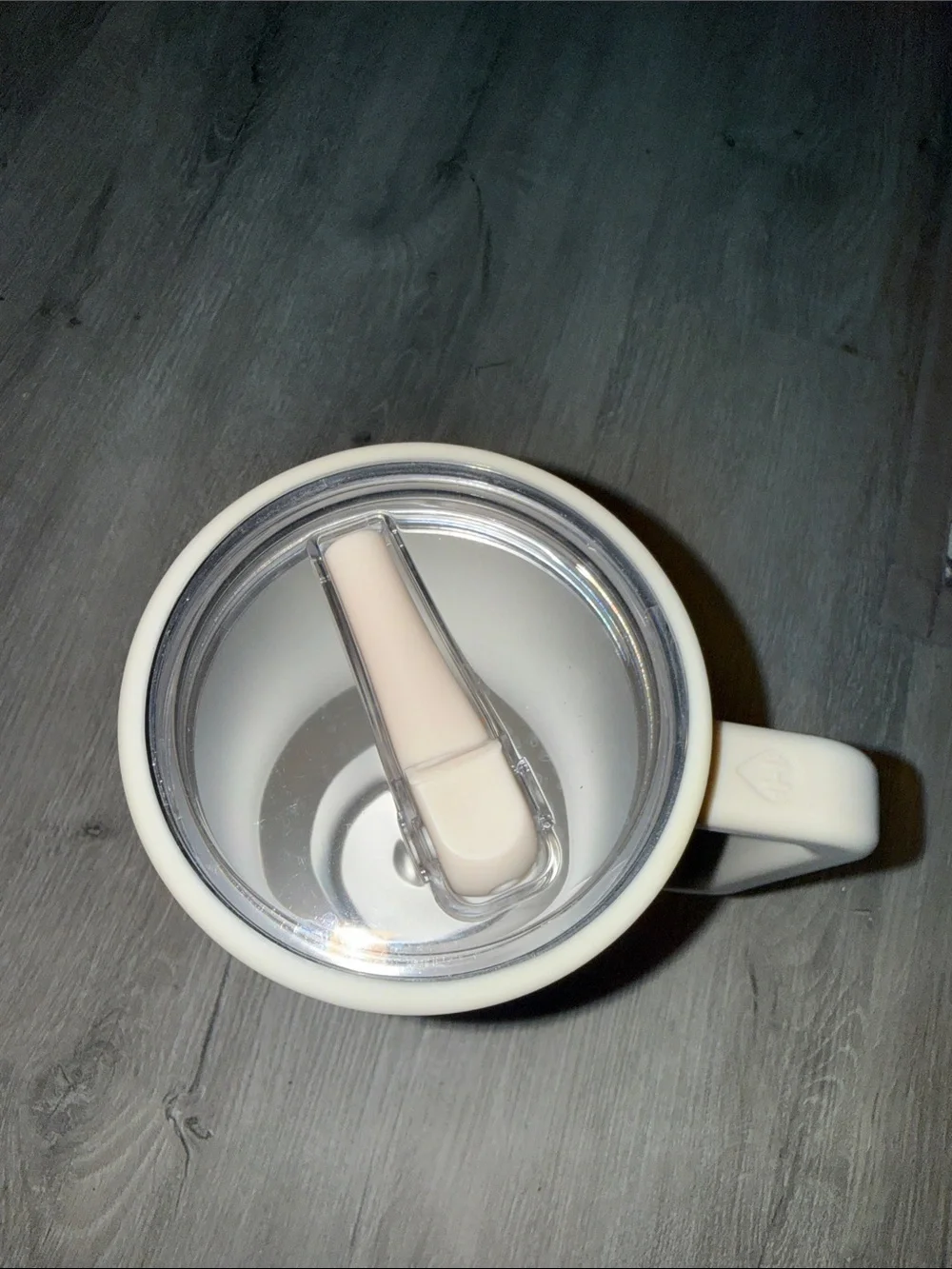 HydroJug Plaid Travel Mug — Cream and Brown